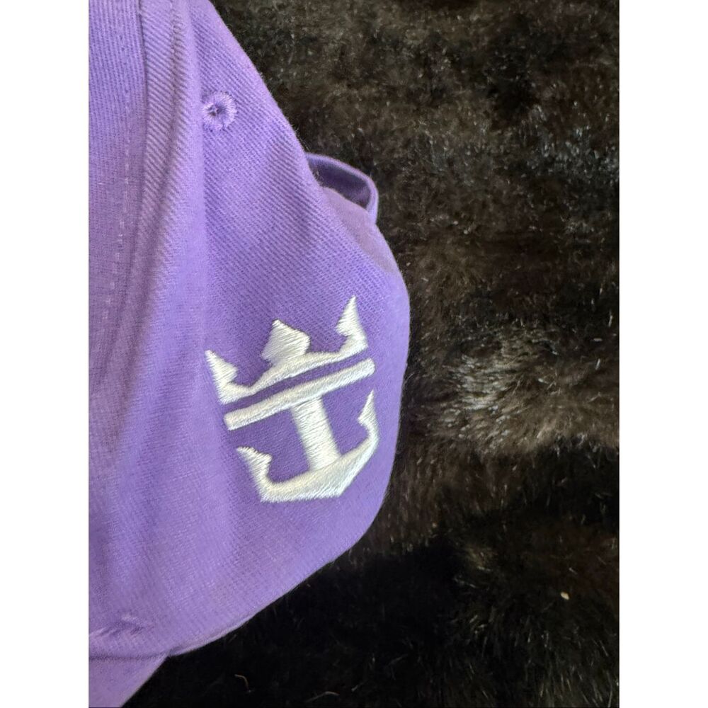 Royal Caribbean Hat Men Strap Back Icon‎ Seas Inaugural Sailing Purple - Picture 3 of 5